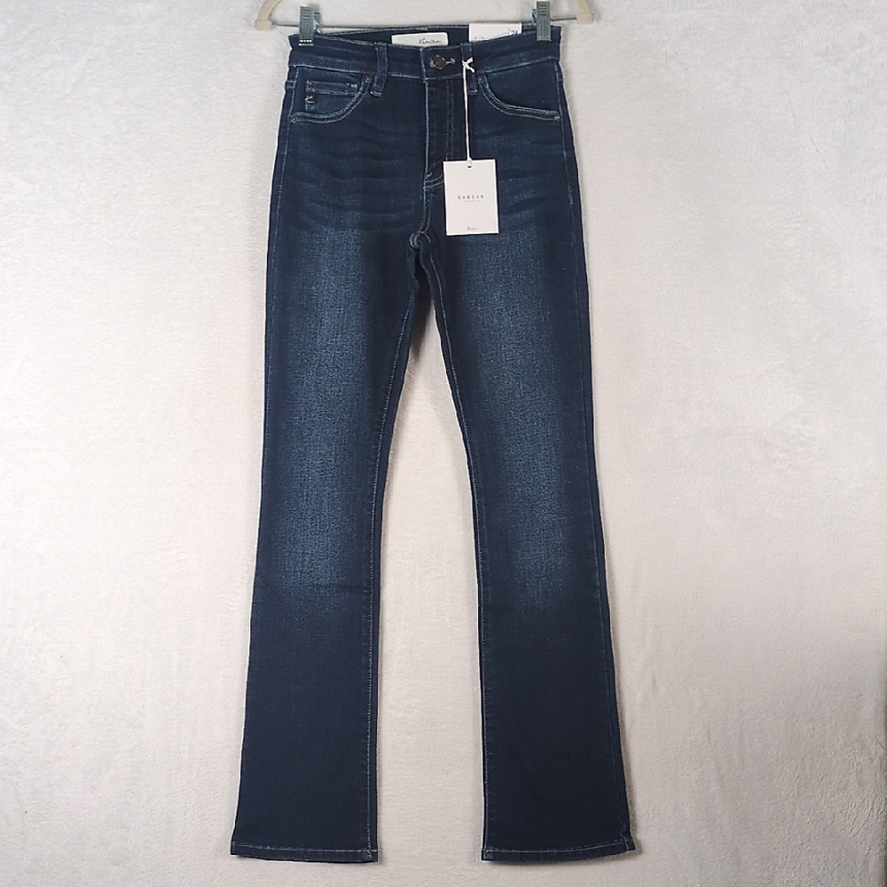 KanCan Junior's High Rise Skinny Flare Jeans Size 1